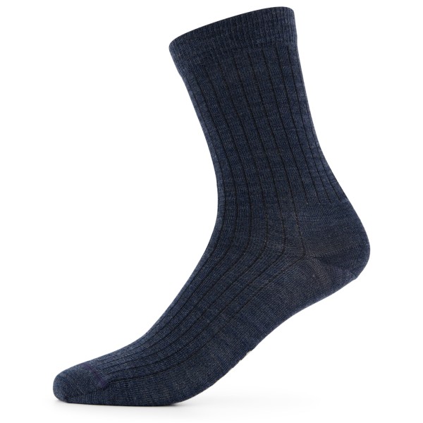 Stoic Merino Basic Rib Socks Classic Multifunktionssocken (Gr 36-38 |blau)