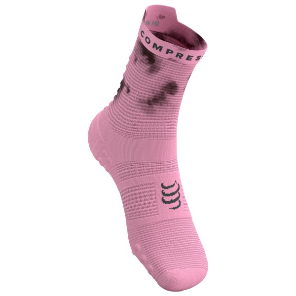 Compressport Pro Racing Socks V40 Run High Laufsocken (Gr 35-38 |rosa)