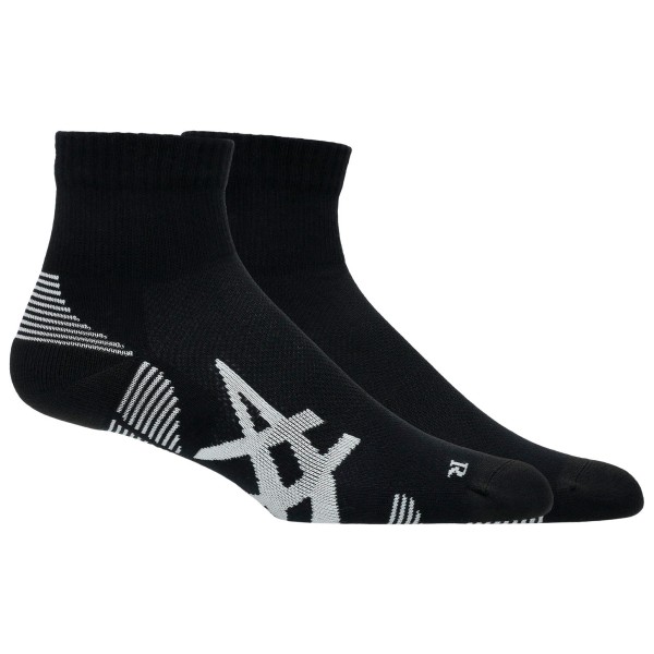 Laufsocken Asics Cushioned Run Quarter Sock (Gr 39-42 |schwarz)