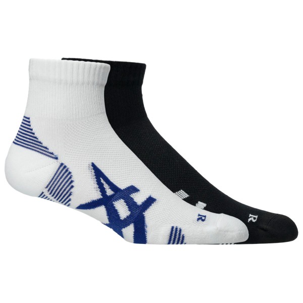 Asics Cushioned Run Quarter Sock Laufsocken (Gr 35-38 |grau)