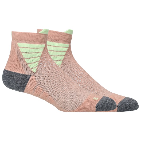 Asics Fujitrail Quarter Sock Hardloopsokken Roze