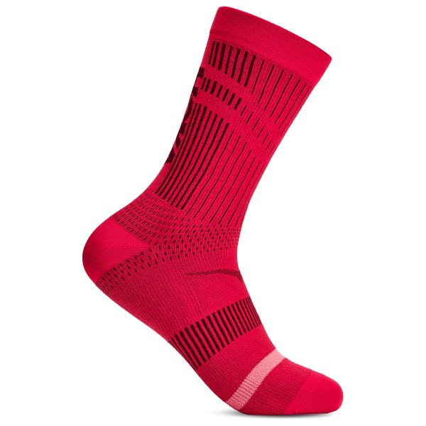 HOKA Trail Race Crew Sock Hardloopsokken Rood