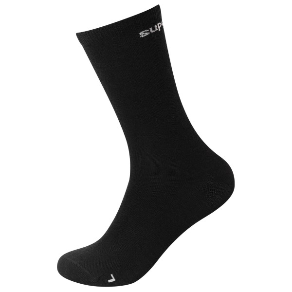 super.natural - All Day Socks 2-Pack - Merinosocken 39-42 schwarz