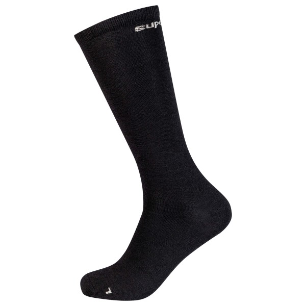 Merinosocken super.natural Wool Guardians Longsocks 2-Pack (Gr 36-39 |schwarz)