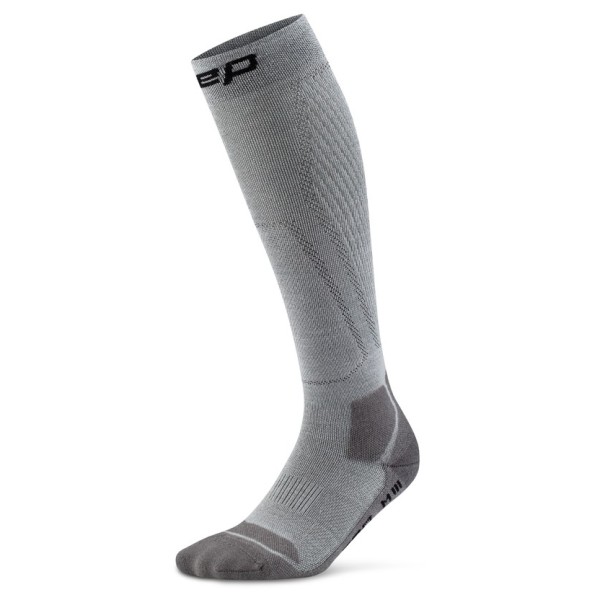 Kompressionssocken CEP Hiking Light Cushion Socks Tall Herren (Gr III |grau)