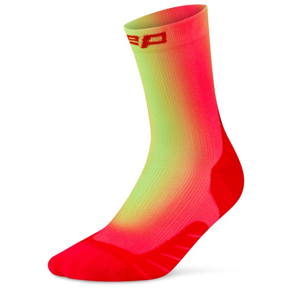 CEP Run Edt. Gradient Socks Mid Cut 5.0 Laufsocken Women (Gr III |rot)