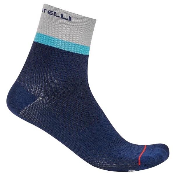 Castelli Tonal Logo 12 Sock Radsocken Damen (Gr 39-41 |blau)