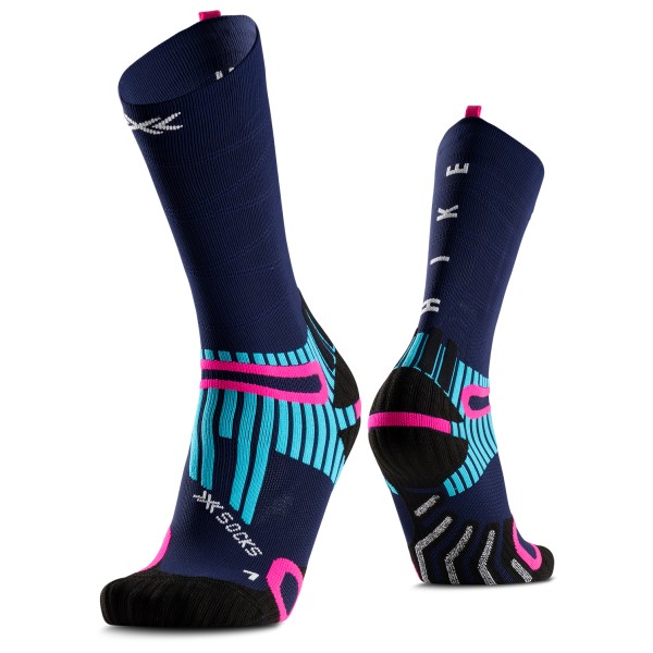 X-Socks Hike Anatomix Crew Wandersocken (Gr 45-47 |blau)