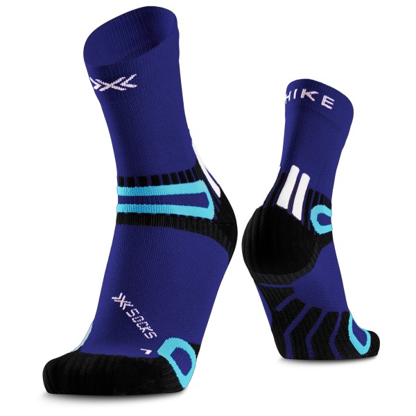 Wandersocken X-Socks Hike Discover Ankle (Gr 45-47 |blau)