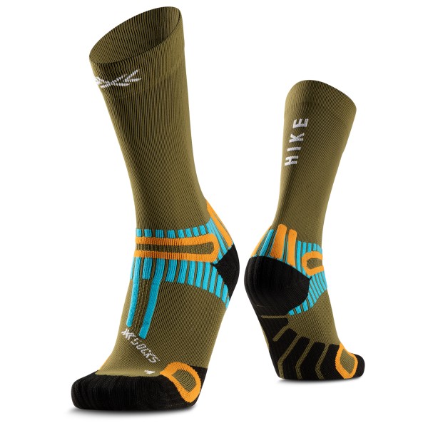 X-Socks Hike Perform Crew Wandersocken (Gr 37-38 |oliv)
