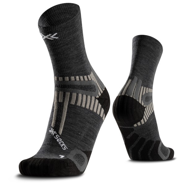 X-Socks Hike Perform Merino Ankle Wandersocken (Gr 37-38 |schwarz)