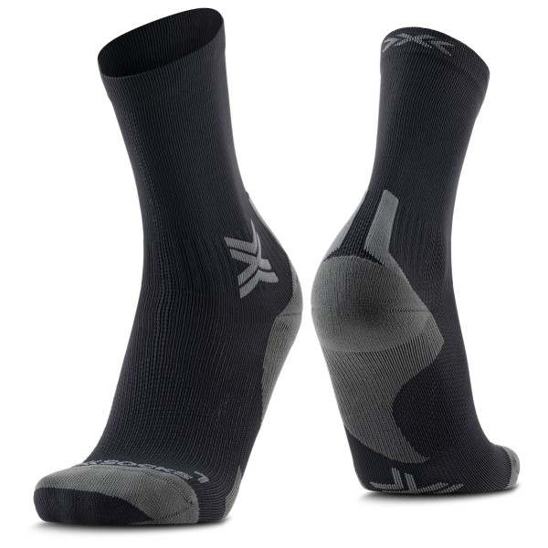 X-Socks – Run Discover Crew – Hardloopsokken maat , Zwart