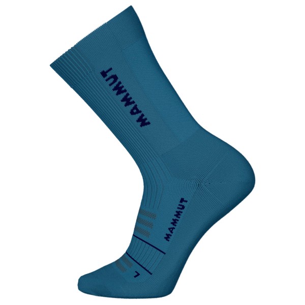 Mammut Trail Running Targeted Cushion Crew Laufsocken (Gr 36-38 |blau)