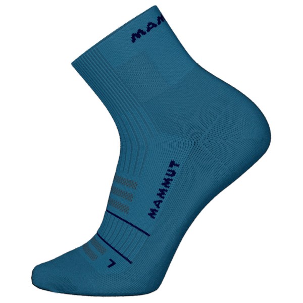 Mammut Trail Running Targeted Cushion Quarter Laufsocken (Gr 42-44 |blau)