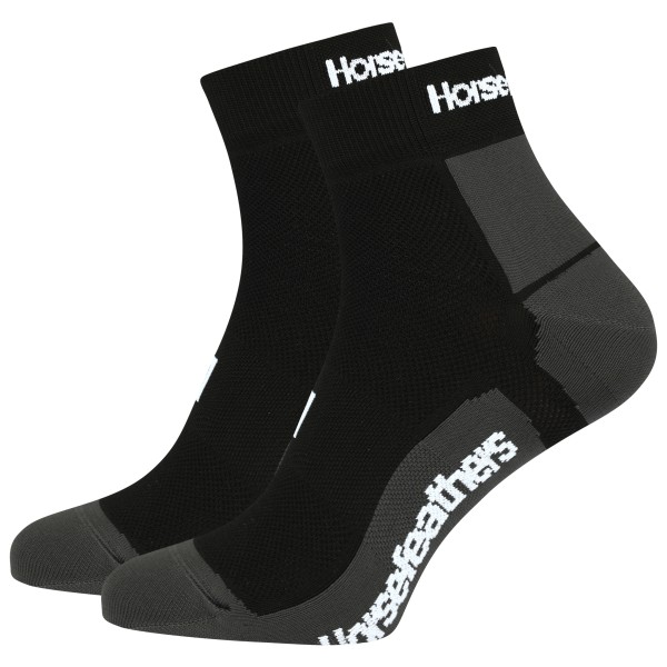 Horsefeathers Cadence Bike Socks Radsocken Herren (Gr 44-47 |schwarz)
