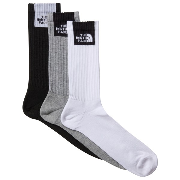 The North Face Multi Sport Fine Box Cush Crew Sock 3-Pack Multifunctionele sokken Wit