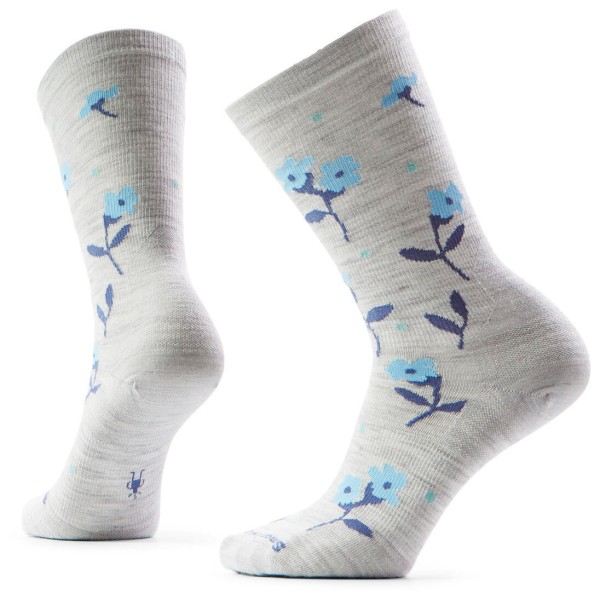 Smartwool – Women’s Everyday Garden Gala Crew – Multifunctionele sokken maat , Grijs