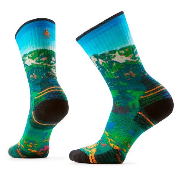 Smartwool – Women’s Hike Targeted Cushion Mountain Crew – Wandelsokken maat , meerkleurig Multicolor