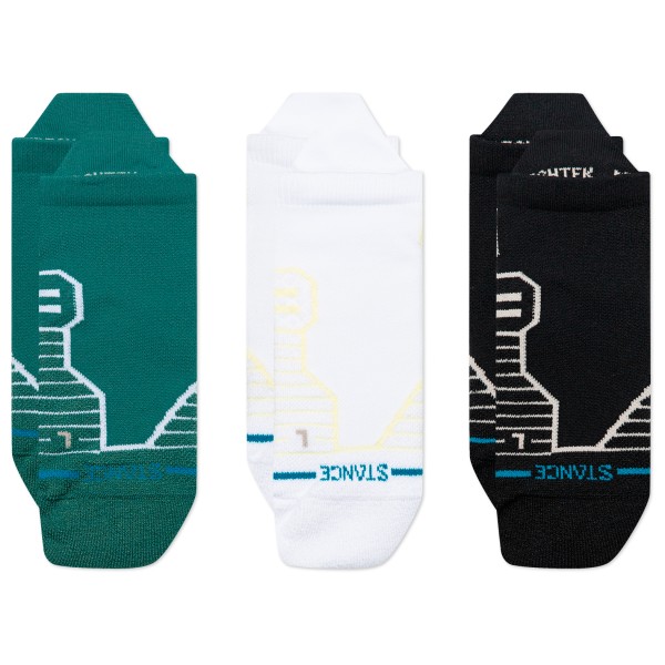 Stance Golf Mid Tab 3 Pack Multifunktionssocken (Gr 38-42 |weiß)