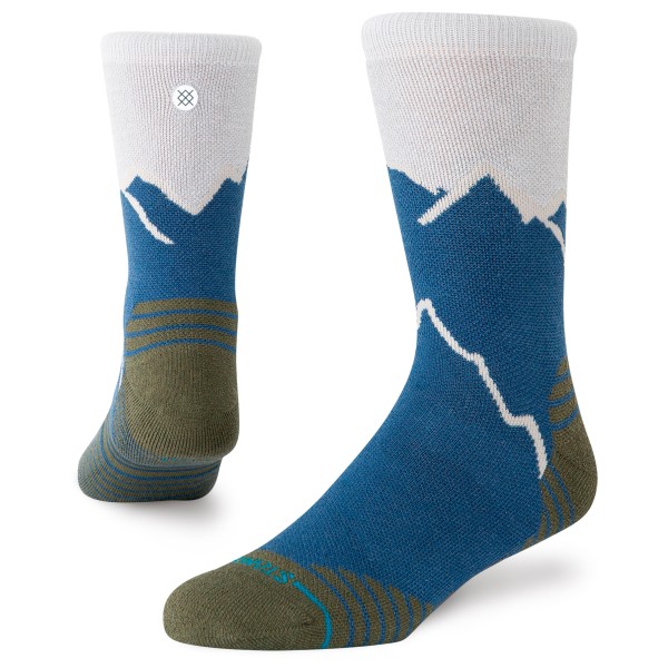 Stance - Peaking Hike Crew - Wandersocken 43-47 blau
