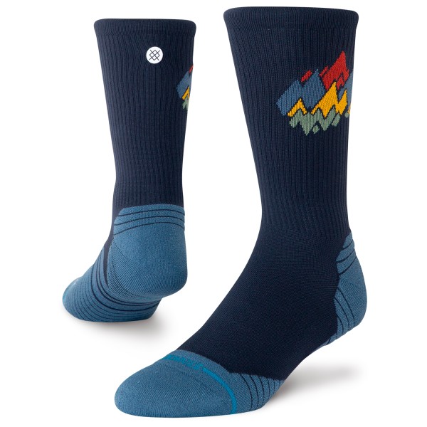 Stance – Peaks Ribbed Light Crew – Multifunctionele sokken maat , Blauw