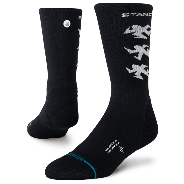 Stance Runner Light Crew Multifunktionssocken (Gr 38-42 |schwarz)