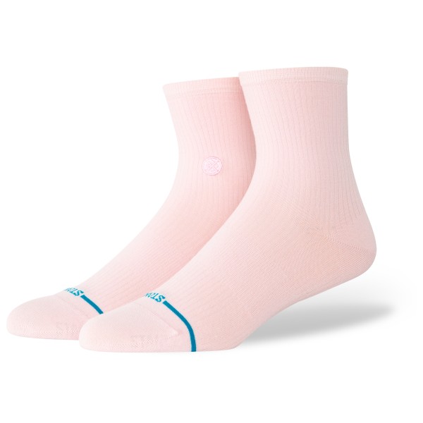 Multifunktionssocken Stance Fine Rib Quarter Damen (Gr 35-37 |rosa)