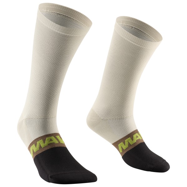 Mavic Essential High Socks Radsocken Rennrad (Gr 43-46 |grau)