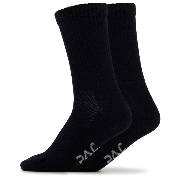 P.A.C. – 2-Pack Everyday Crew – Multifunctionele sokken maat , Zwart