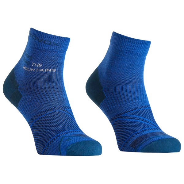 Ortovox Alpine Light Quarter Socks Wandersocken Herren (Gr 39-41 |blau)