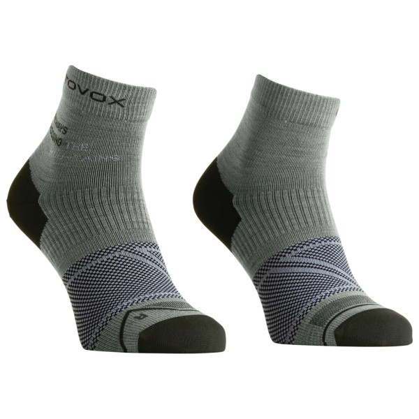 Ortovox Alpine Light Quarter Socks Wandersocken Men (Gr 45-47 |grau)