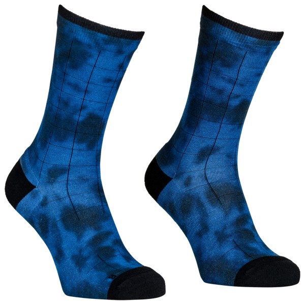 Ortovox MTB Mid Sock Radsocken Herren (Gr 39-41 |blau)