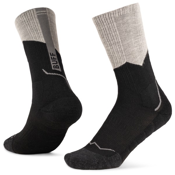 Buff - Merino MW Crew - Wandersocken 39-41 - EU: 39-41 schwarz