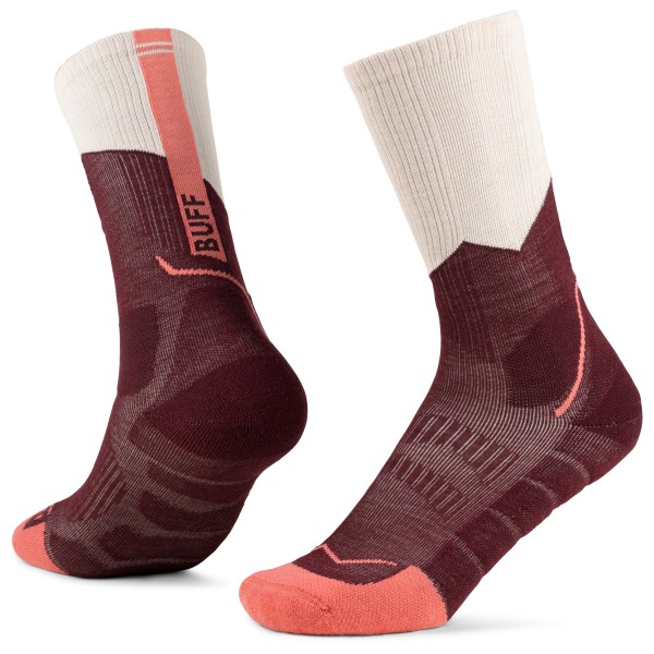 Buff Merino MW Crew Wandersocken (Gr 42-44 |rot)