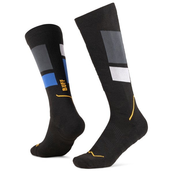 Buff Thermonet Over The Calf Skisokken Zwart