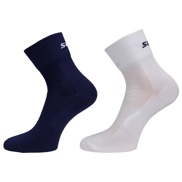 Swix Active Sock 2-Pack Laufsocken (Gr 40-42 |grau/blau)