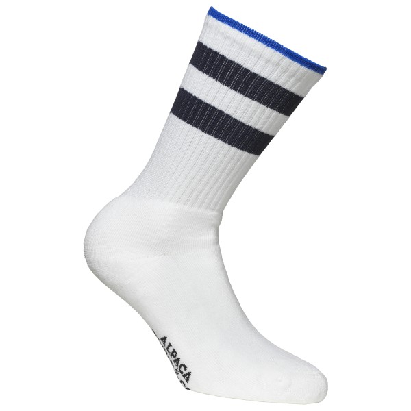 Alpacasocks&Co – Merino Casual Stripes – Multifunctionele sokken maat , Wit
