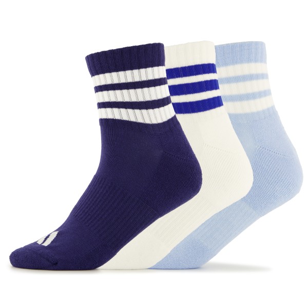 Multifunktionssocken adidas 3-Stripes Essential Concept Mid 3-Pack Herren (Gr 43-45 |blau)