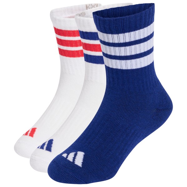 adidas 3-Stripes Concept Crew 3-Pack Multifunktionssocken Kinder (Größe 22-24 |blau)