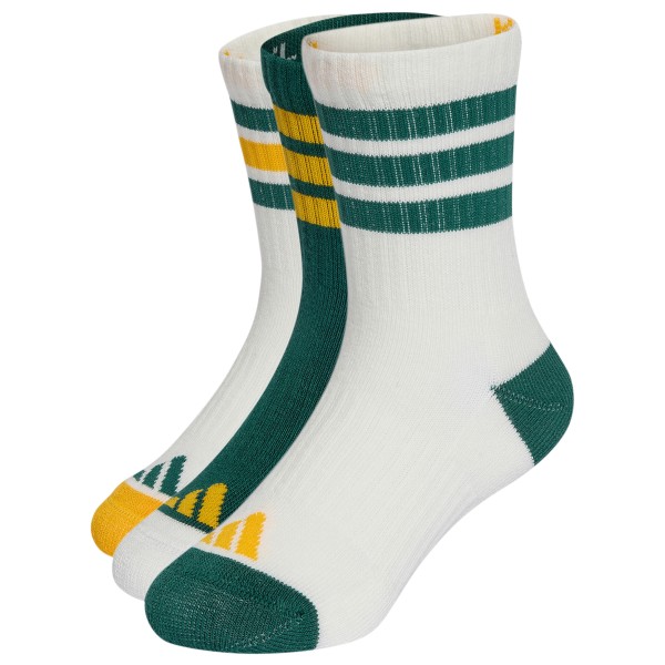 adidas - Kid's 3-Stripes Concept Crew 3-Pack - Multifunktionssocken 25-27 weiß