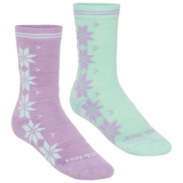 Kari Traa Women’s Vinst Sock 2 Pack Merinosokken Purper