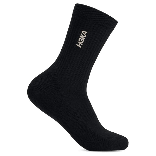 HOKA Lifestyle Crew Sock Multifunctionele sokken Zwart