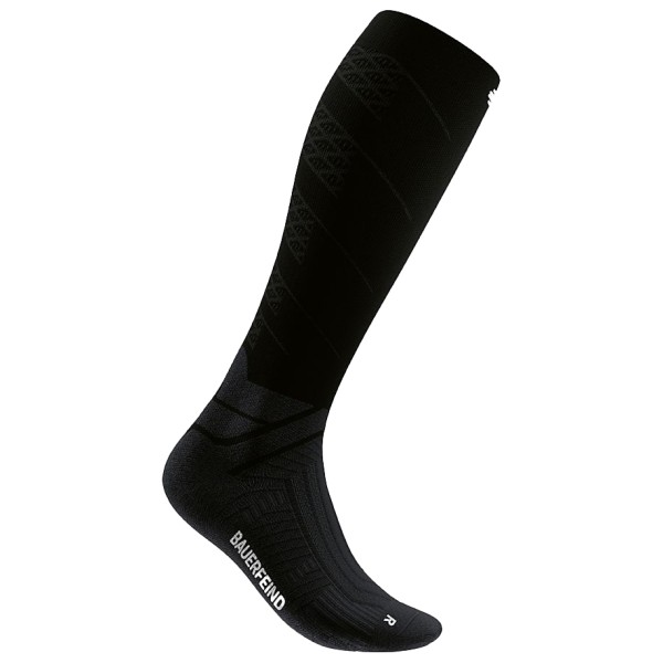Bauerfeind Sports Run Performance Compression Socks Laufsocken Herren (Gr 42-45 - M: 38-44 cm |grau)