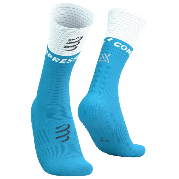 Compressport Mid Compression Socks V2.0 Hardloopsokken T1 Blauw