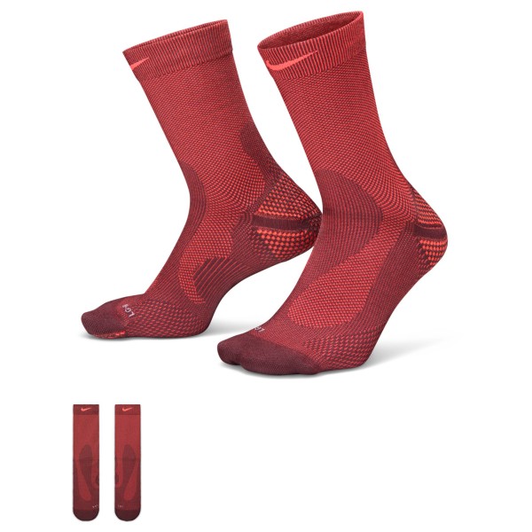 Nike Running Lightweight Crew Socks Laufsocken (Gr 46-50 |rot)