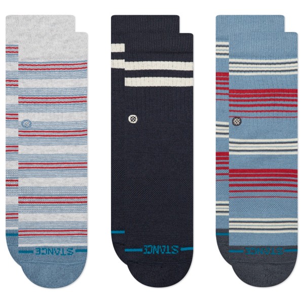 Stance Kid’s Easton 3 Pack Multifunctionele sokken Grijs