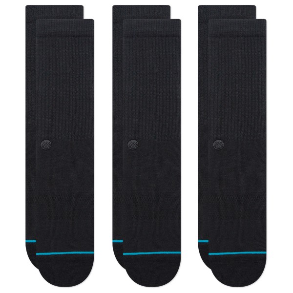 Stance Shelter 3 Pack Multifunctionele sokken Zwart