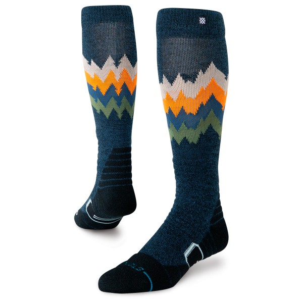 Stance Thompson Mid Wool Snow Skisokken Blauw