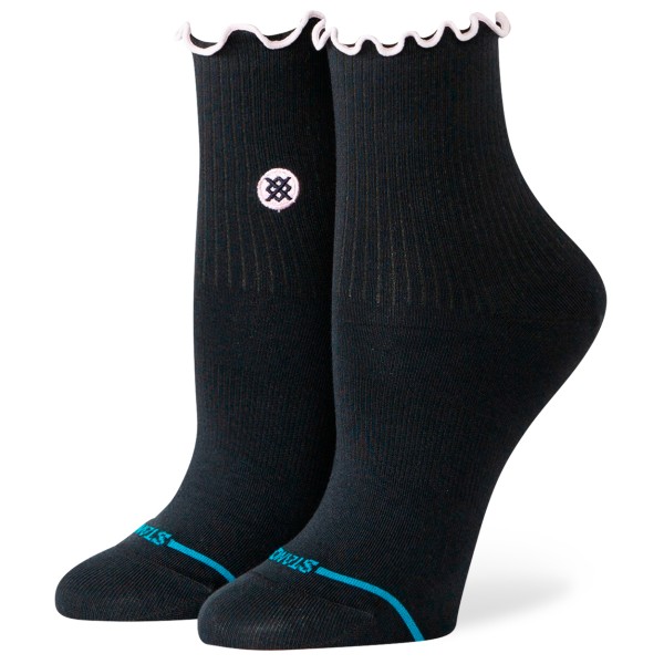 Stance Women’s Pop Ruffle Icon Quarter Multifunctionele sokken Zwart