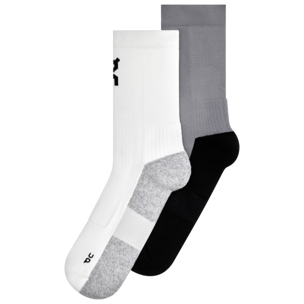 On Trail Sock High 2P Hardloopsokken Grijs